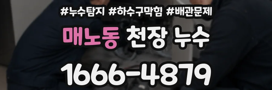 매노동 천장 누수