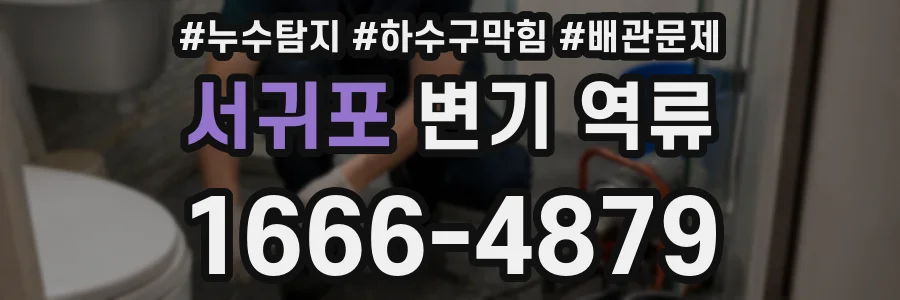 서귀포 변기 역류