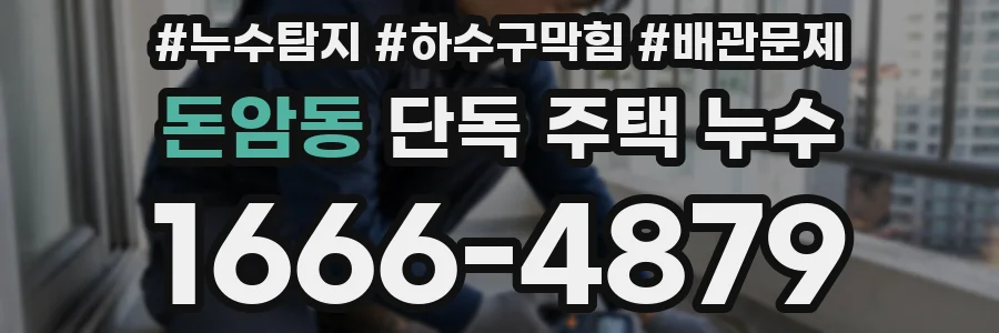 돈암동 단독 주택 누수