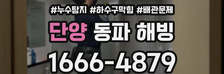 단양 동파 해빙