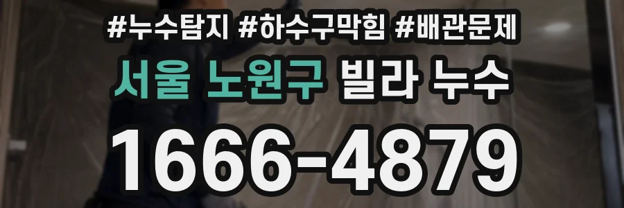서울 노원구 빌라 누수