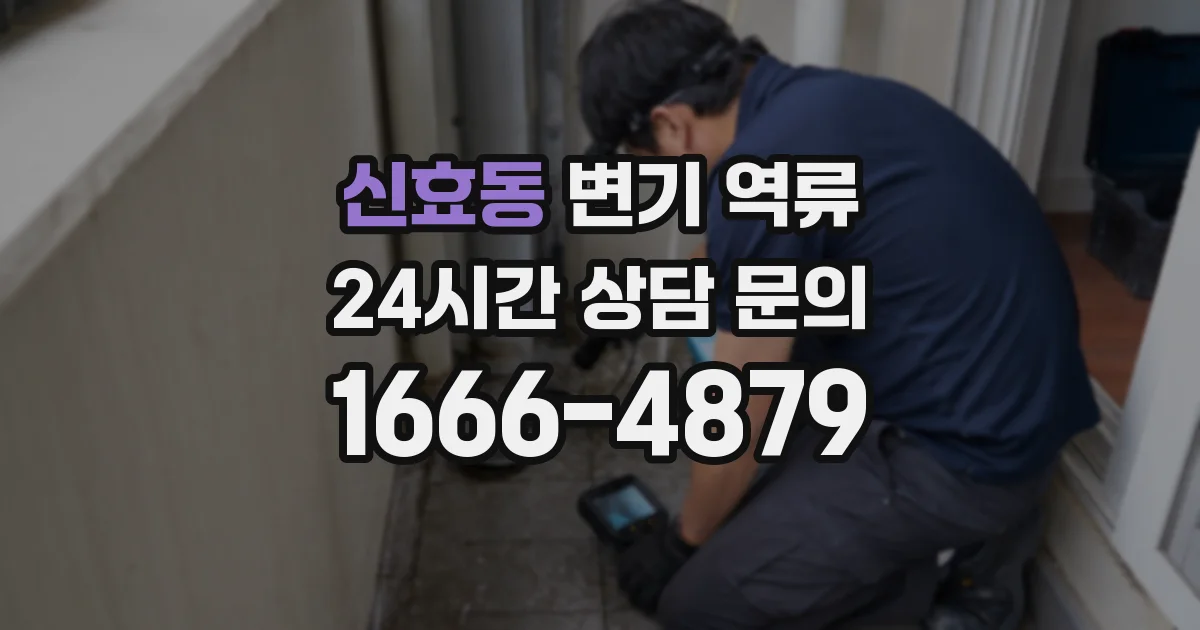 신효동 변기 역류