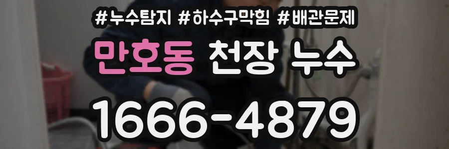 만호동 천장 누수