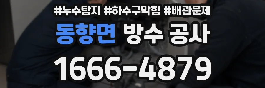 동향면 방수 공사