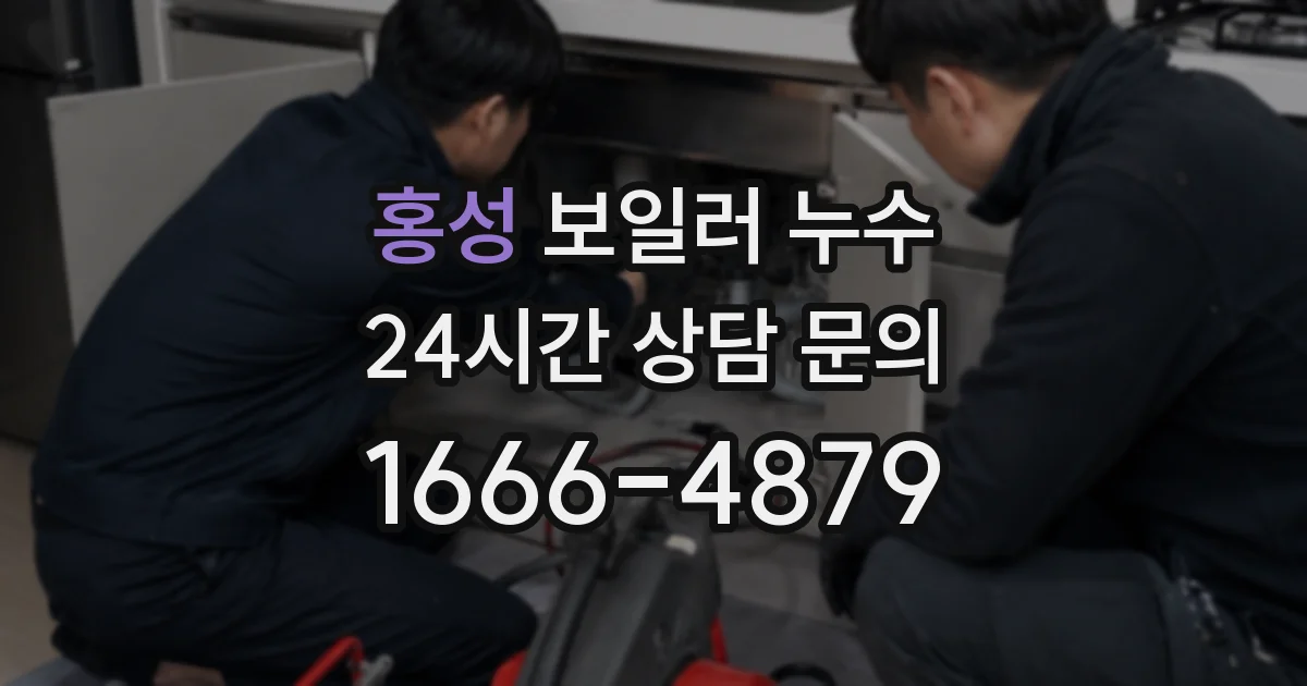 홍성 보일러 누수