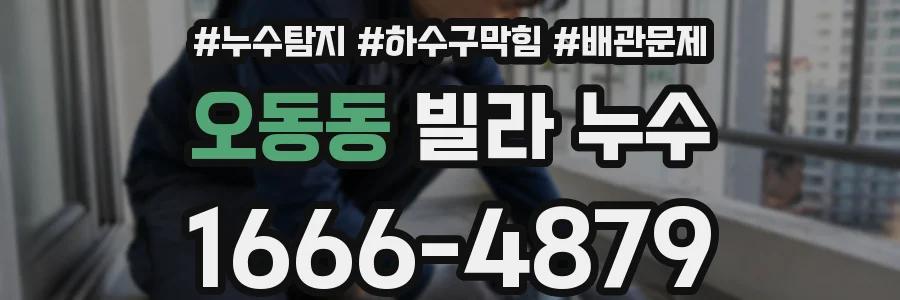 오동동 빌라 누수