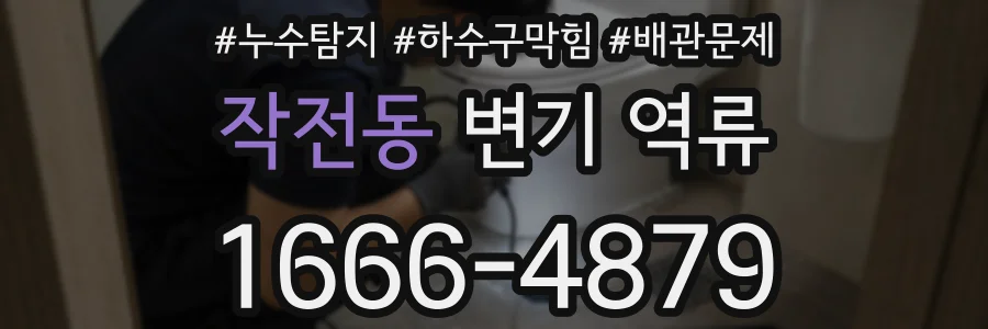 작전동 변기 역류