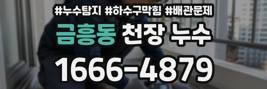 금흥동 천장 누수