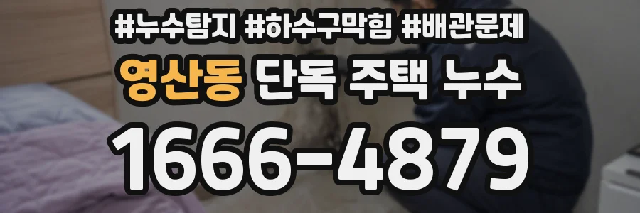 영산동 단독 주택 누수