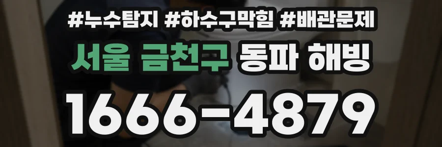 서울 금천구 동파 해빙