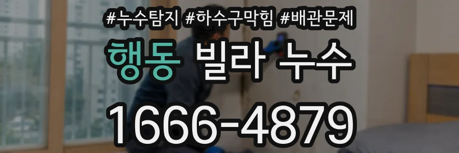 행동 빌라 누수