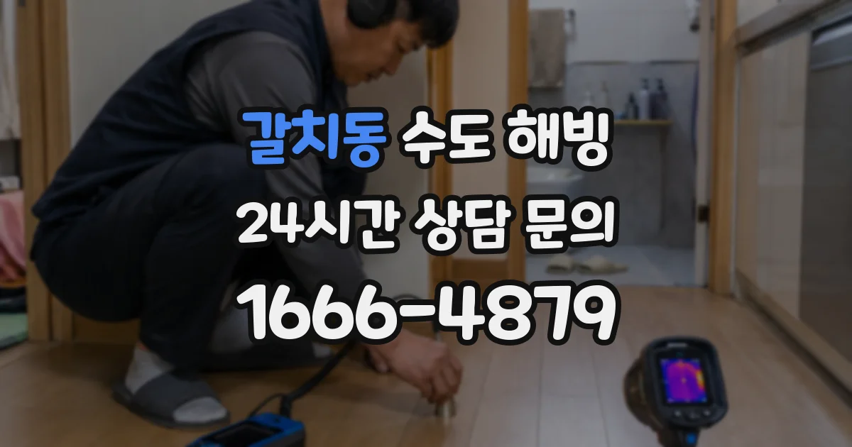 갈치동 수도 해빙