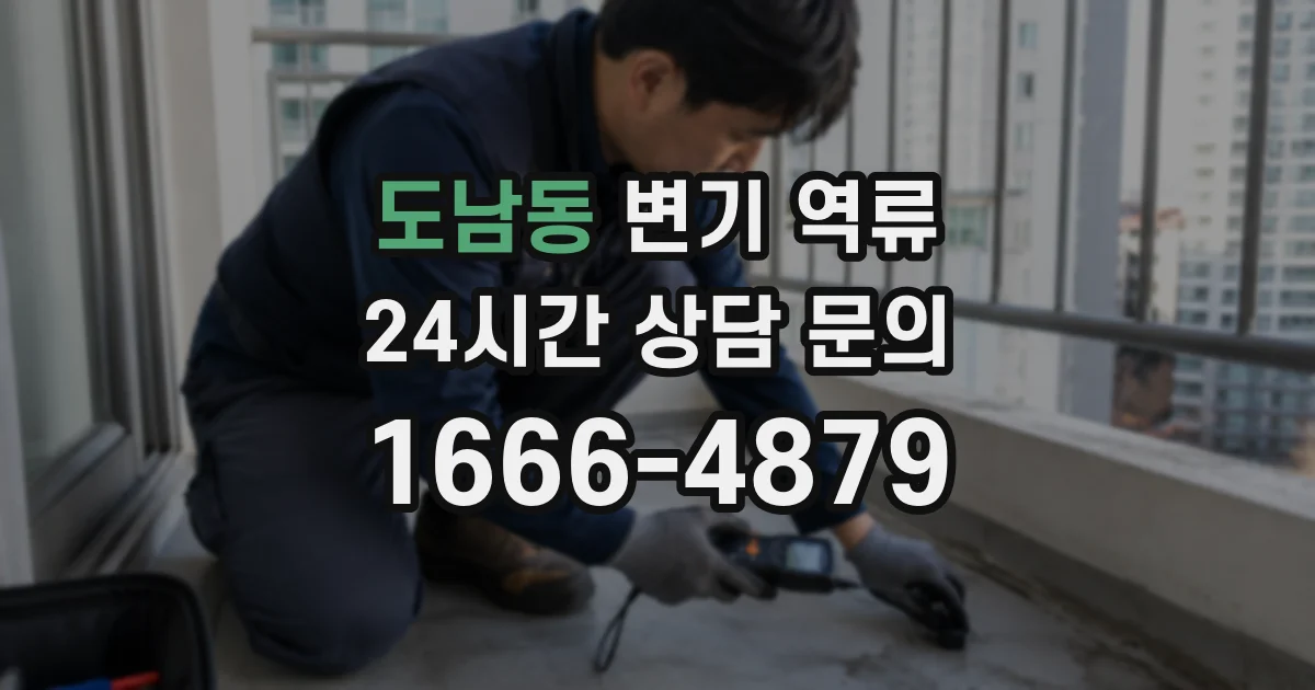 도남동 변기 역류