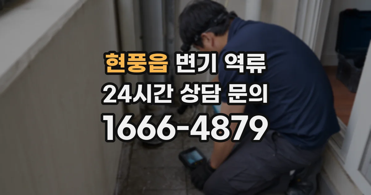 현풍읍 변기 역류