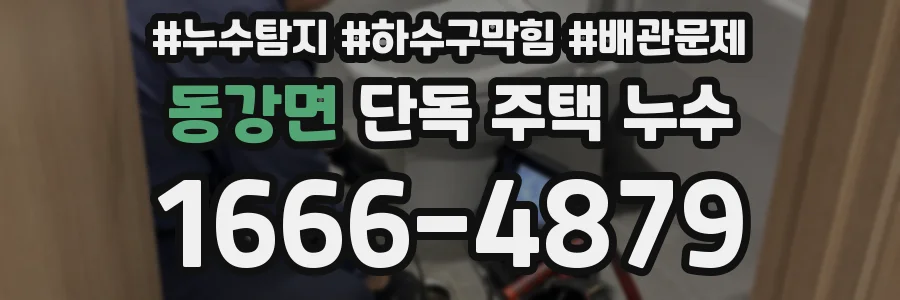 동강면 단독 주택 누수
