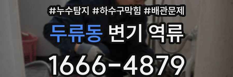 두류동 변기 역류
