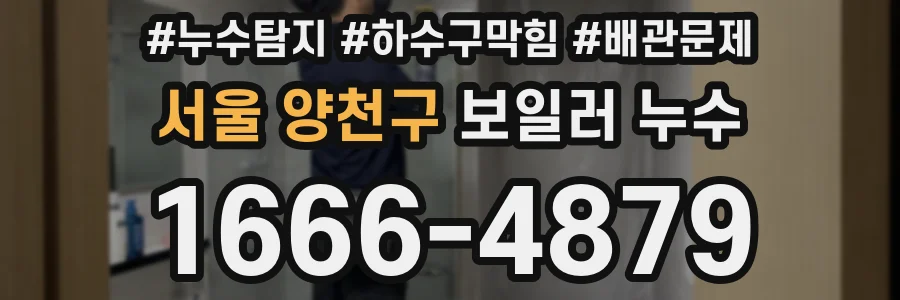 서울 양천구 보일러 누수