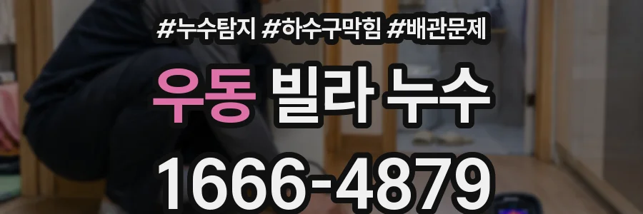 우동 빌라 누수