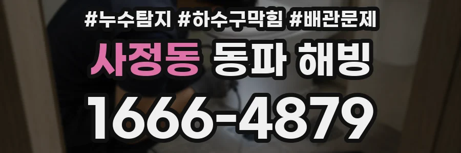 사정동 동파 해빙