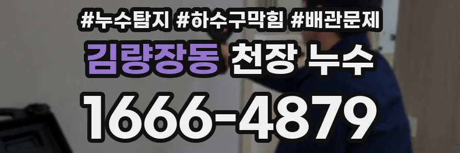 김량장동 천장 누수