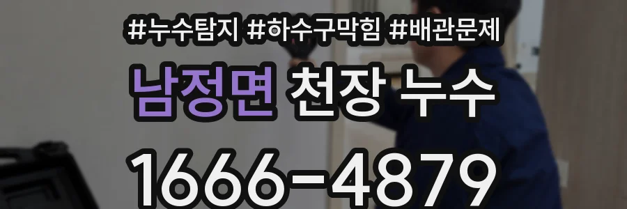 남정면 천장 누수