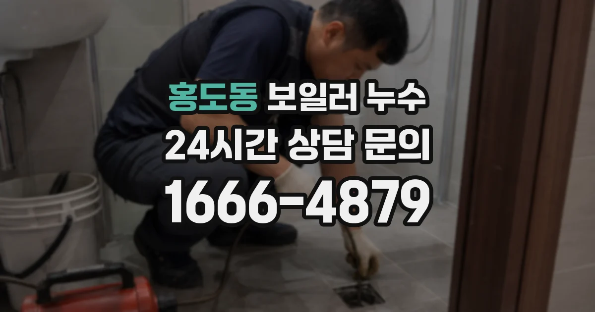 홍도동 보일러 누수