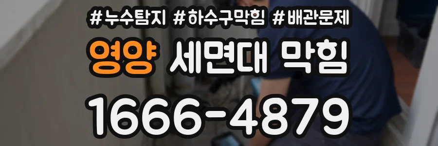 영양 세면대 막힘