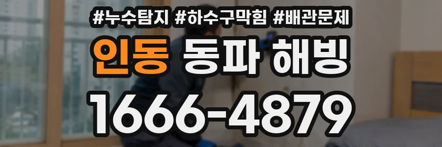 인동 동파 해빙