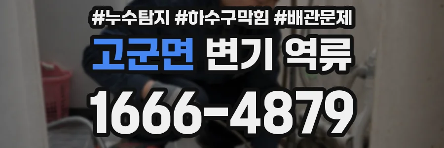 고군면 변기 역류
