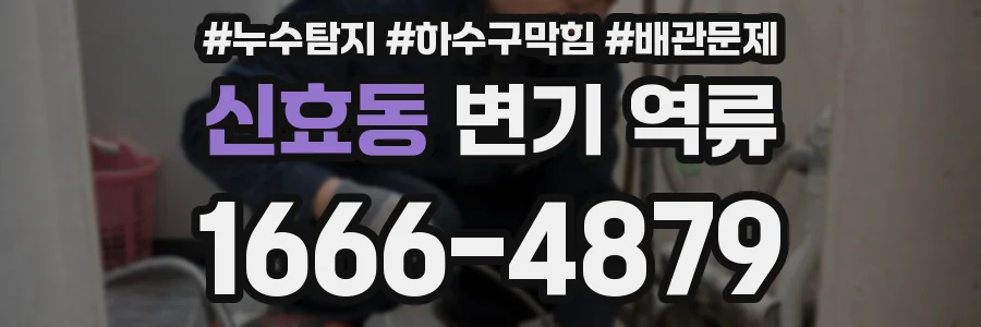 신효동 변기 역류
