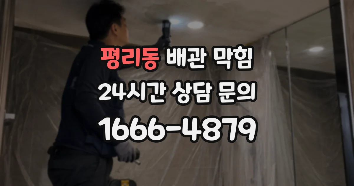 평리동 배관 막힘