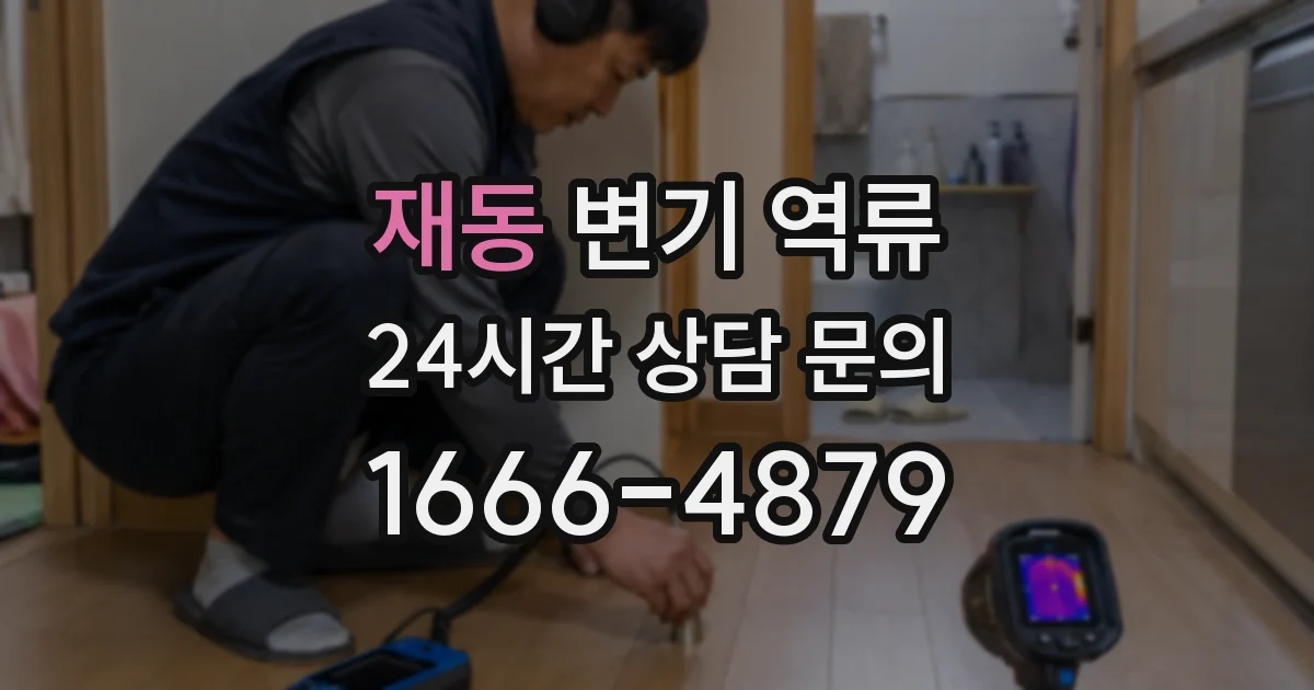 재동 변기 역류