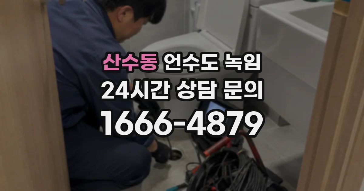 산수동 언수도 녹임