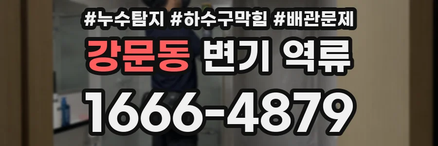 강문동 변기 역류