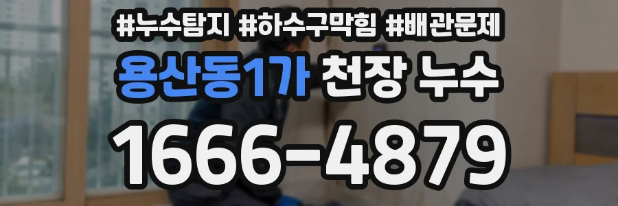 용산동1가 천장 누수