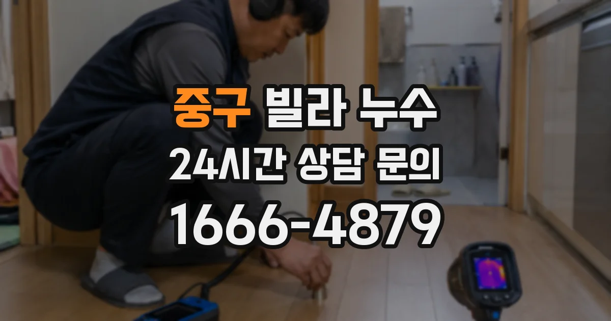 중구 빌라 누수