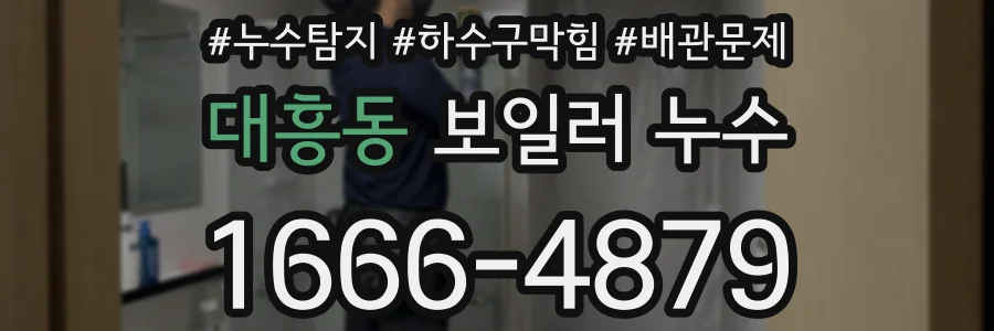 대흥동 보일러 누수
