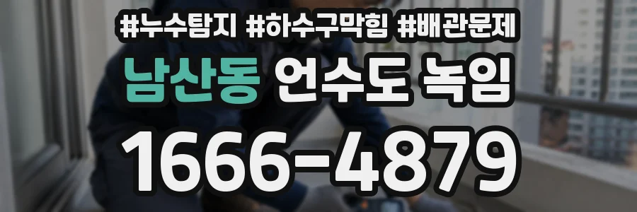 남산동 언수도 녹임