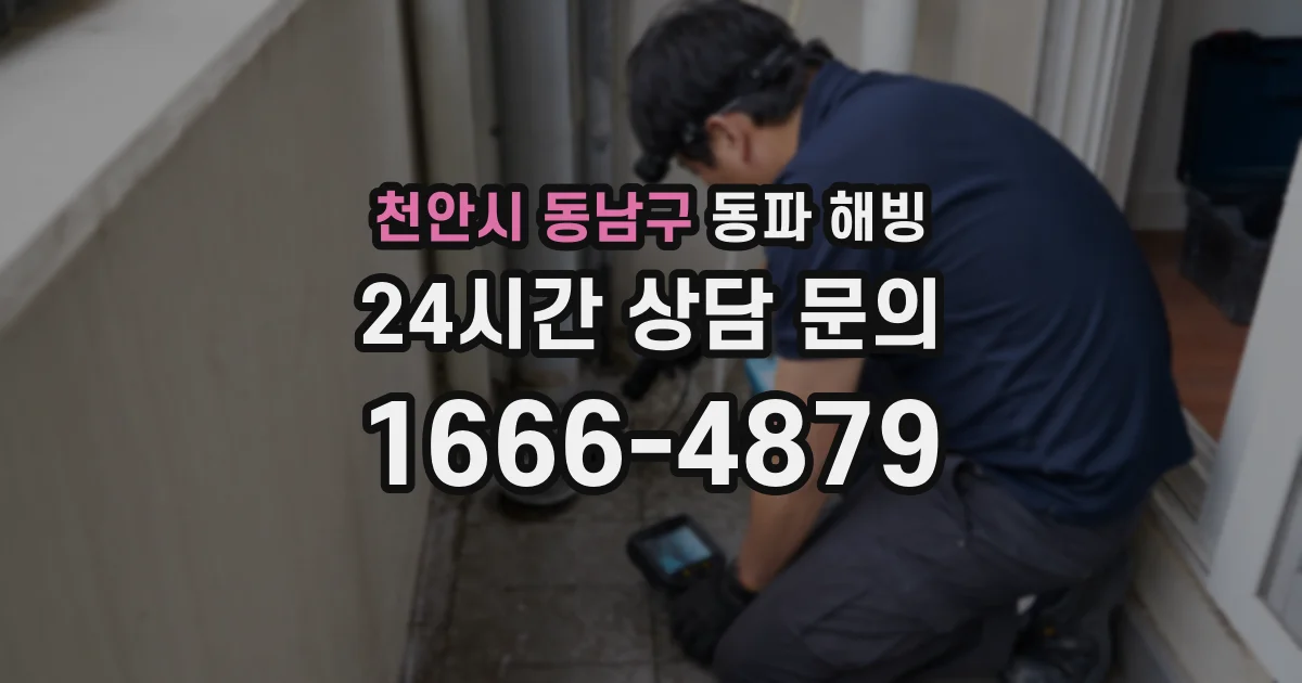 천안시 동남구 동파 해빙