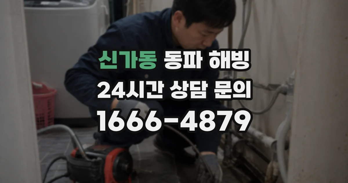 신가동 동파 해빙