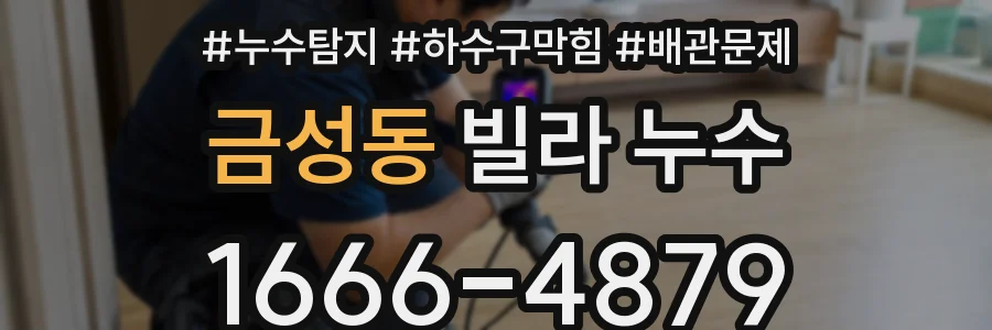 금성동 빌라 누수