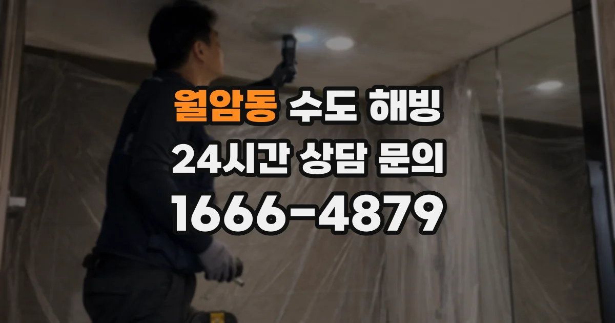 월암동 수도 해빙