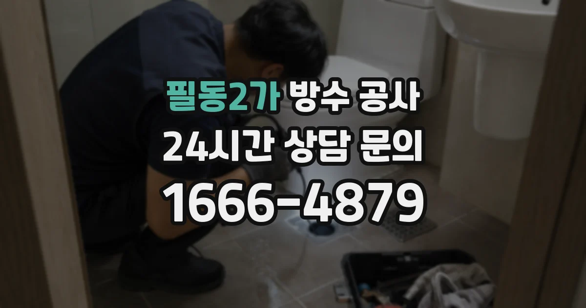 필동2가 방수 공사