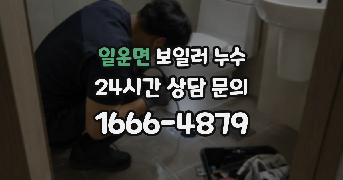 일운면 보일러 누수