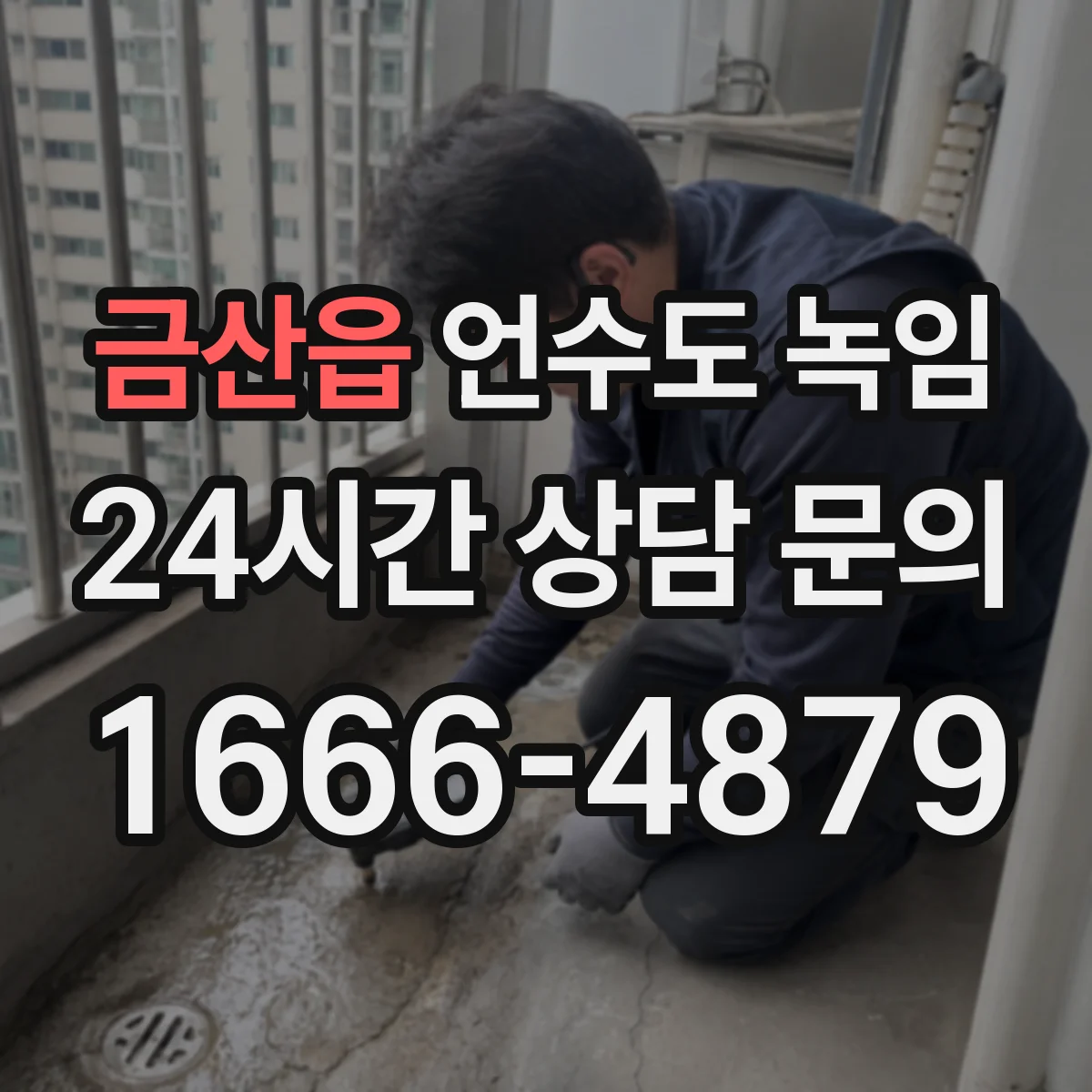 금산읍 언수도 녹임