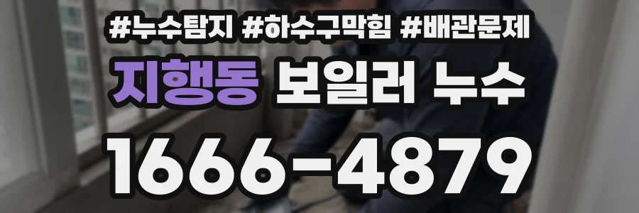 지행동 보일러 누수