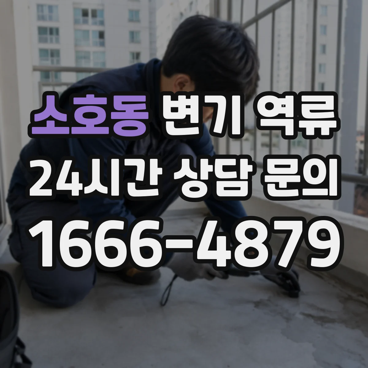 소호동 변기 역류