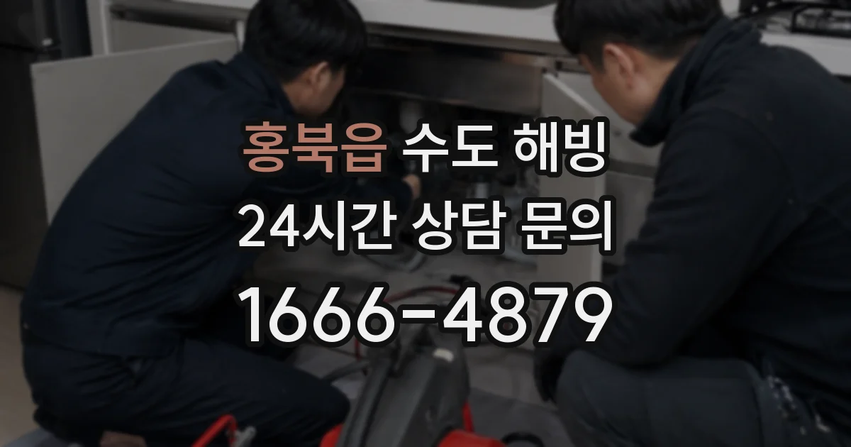 홍북읍 수도 해빙