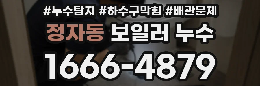 정자동 보일러 누수