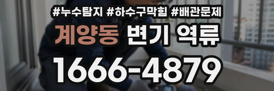 계양동 변기 역류
